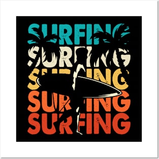 Surfing T Shirt For Women Men Posters and Art